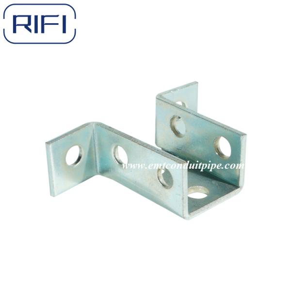 Unistrut Channel Fittings Plat Angle 90 Degree Square Wing Shap Zinc Plated