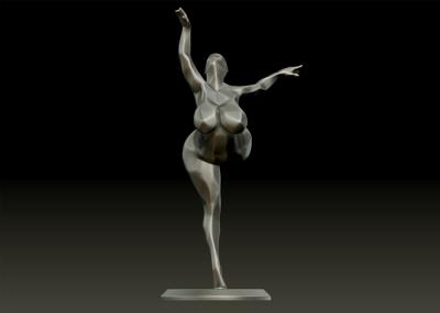 Contemporary Decoration Art Bronze Graceful Ballerina Sculpture