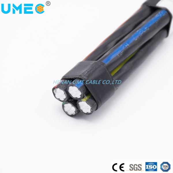 0.6/1kv Cabo de distribuição subterrâneo triplex com condutor de alumínio de isolamento XLPE