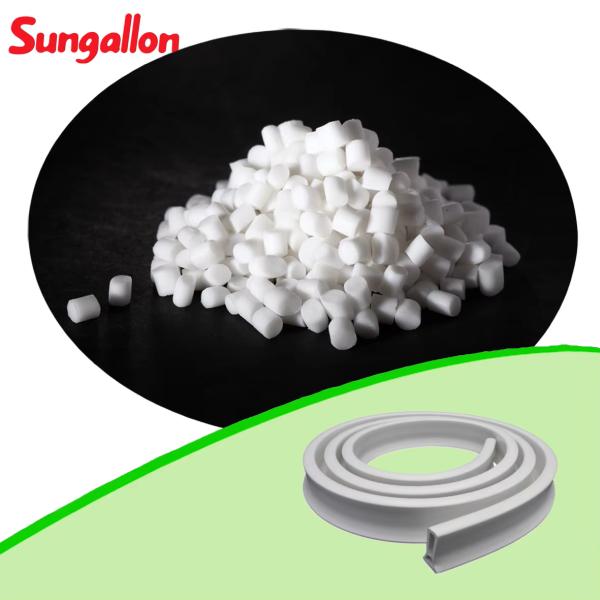 Granulés d'extrusion de TPE antimicrobiens pour joints de joints 20A-85A