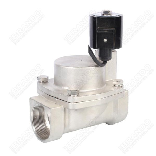 2'' Waterproof Brass Solenoid Valve Normally Closed Fountain Solenoid Valve
