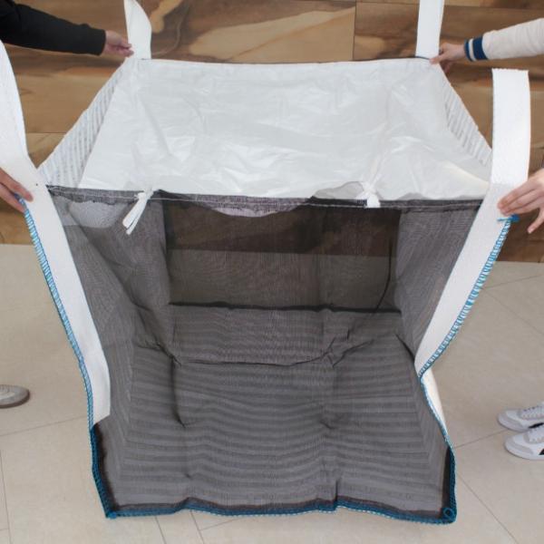 90*90*210cm Firewood Bulk Bag 1 Cubic Meter Capacity Customized Printing Available