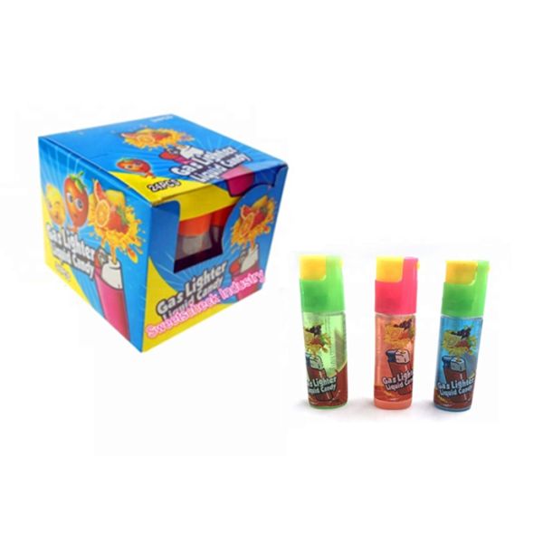 Multi Color Liquid Spray Candy Sweet Lighter Shape For Supermarket / Shop