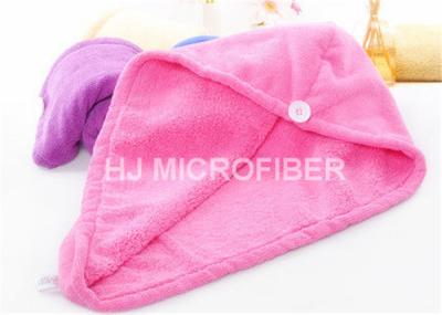 Cabelo cor-de-rosa que seca toalhas de banho de Tuban Microfiber, limpeza fácil do poliéster de 80%