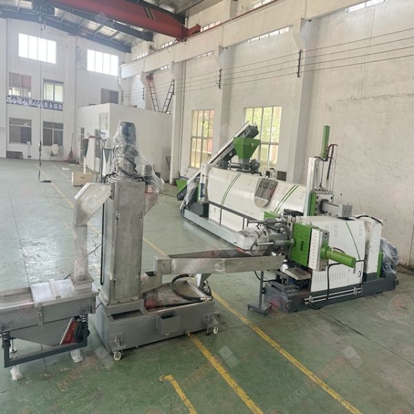 Waste PP PE Pellets Making Plant Plastic HDPE LDPE Scrap Recycling Pelletizing Production Line Pet Granulating Granulator PVC PC Granules Pelletizer Machine