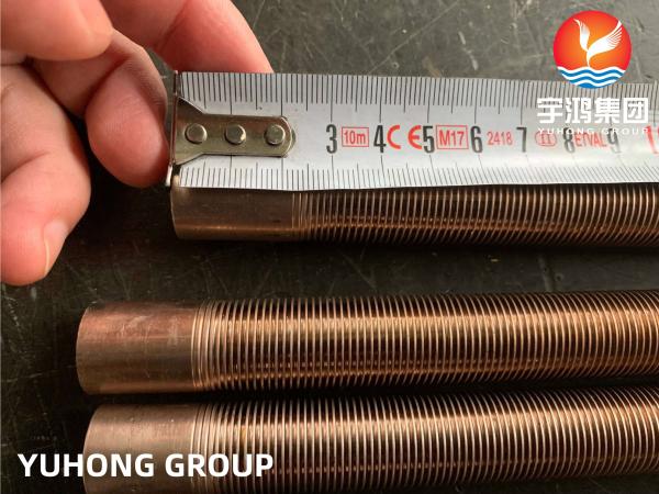 ASME B111 C70600 B111 C70600-O61 Copper Nickel Low Finned Tube For Heat Recovery Systems