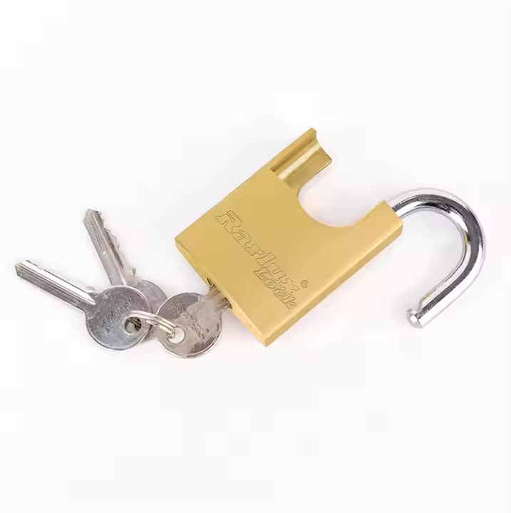 Rarlux Chrome Plated Solid Padlock Shackle Protected Anti-cut Brass Padlock