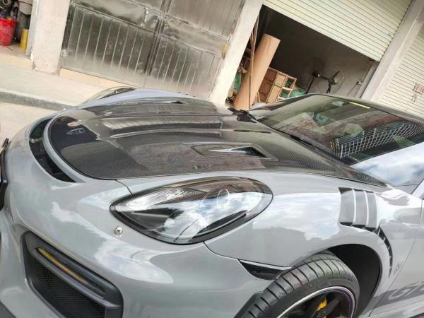 Carbon Fiber Products for Porsche 981 Boxster Carbon Fiber Hood 981 Carbon Fiber Engine Hatch Cover 2013-2015