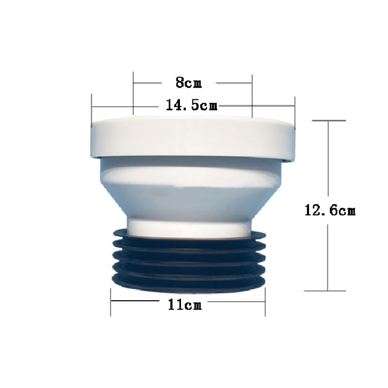 Modern Bathroom PVC Toilet Connector Pipe Sewage Pipe
