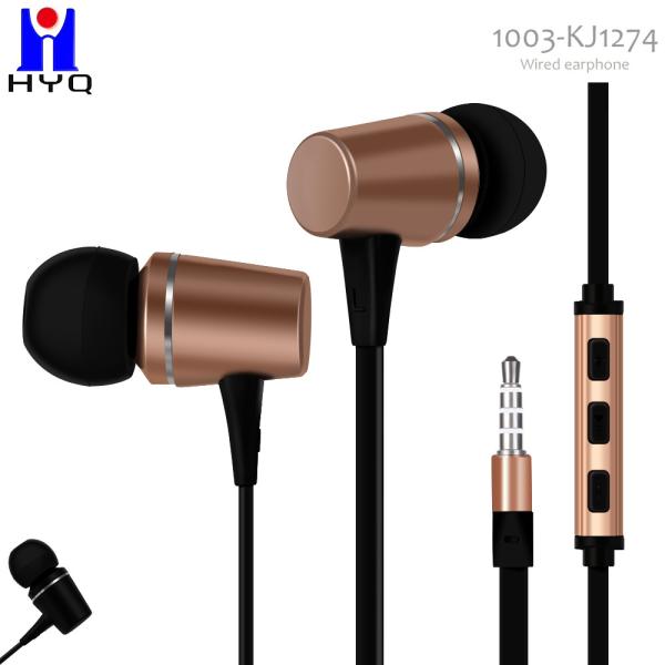 FCC Approved 10mW In Ear Wired Earbuds 1.2M For Cell Phone Laptop