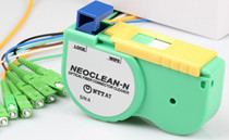 500 Times Cleaning Time Fiber Cleaning Cassette For SC FC ST MU Connectors