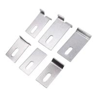 Plata 90 grados de esquina cortina de pared anclaje código con mayor durabilidad