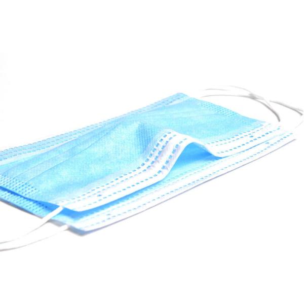 Comfortable Surgical Face Mask , Latex Free 3 Ply Non Woven Fabric Mask