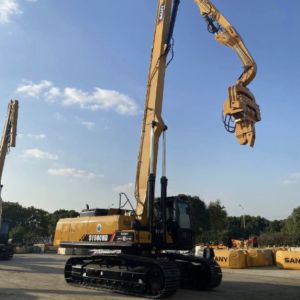 15 Meter Hydraulic Pile Driving Machine  Pile Hammer Eco Friendly