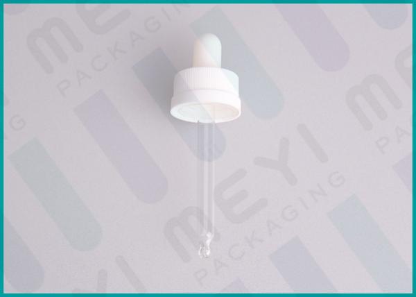 20/400 Child Resistant Glass Pipette Dropper Ribbed PP Plastic For E-Juice Bottle