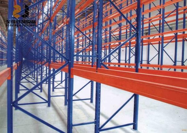 Warehouse High Density Pallet Racking System , Assemble Pallet Flow Racking Systems
