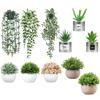 1.3m Potted Oak Tree Bonsai Faux House Plants For Home Decor Artificial Rubber Ficus Greenery Home Sets