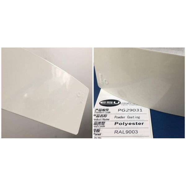 RAL 9003 Цветное эпоксидное полиэстерное порошковое покрытие, электростатическое порошковое покрытие
