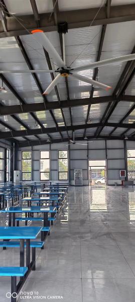 メトロ駅の24フィートHVLS産業用天井扇風機 シングル/三相
