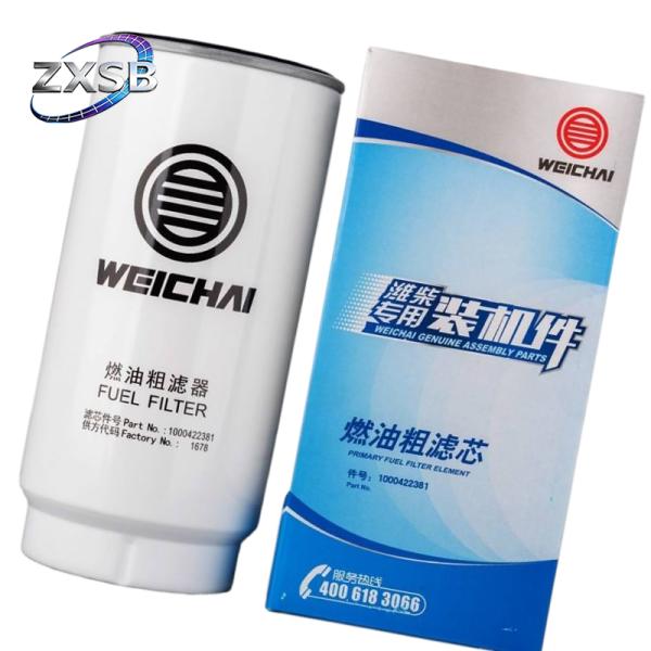 1000422381 WEICHAI Engine Fuel Coarse Filter Shacman Truck Spare Parts