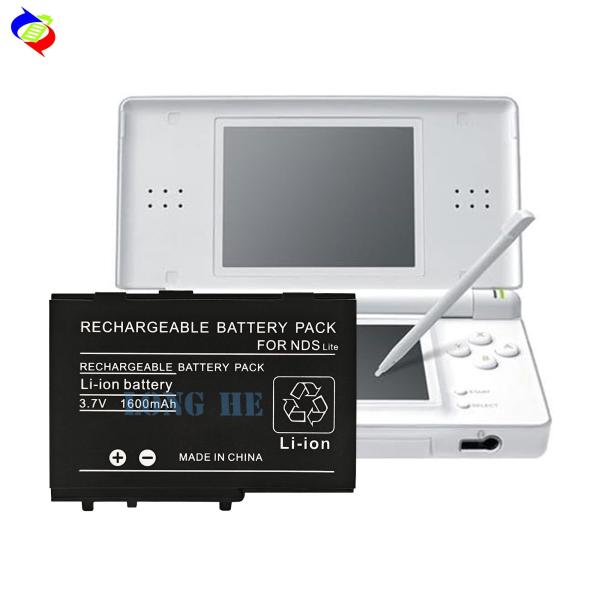 Pacote de bateria recarregável de íons de lítio com proteção de IC duplo de grau AAA para Nintendo DS Lite