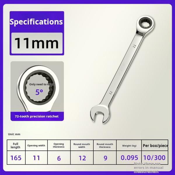 Résolve à double usage en acier chrome-vanadium avec procédé de galvanoplastie