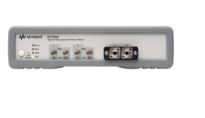 Keysight N7752A Dual Channel Optical Attenuator Power Meter with 1260nm to 1640nm Wavelength Range and 0.01dB Resolution
