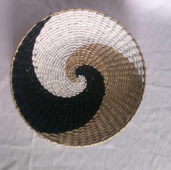 2021 new design High quality Wholesale seagrass wicker wall baskets wall plates hanging decor items