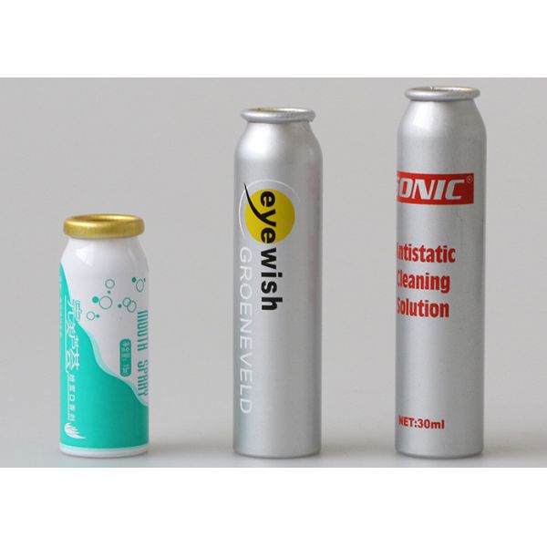 Пустой алюминиевый аэрозоль, аэрозоль металла носовых брызг небольшой может гофрировать шею