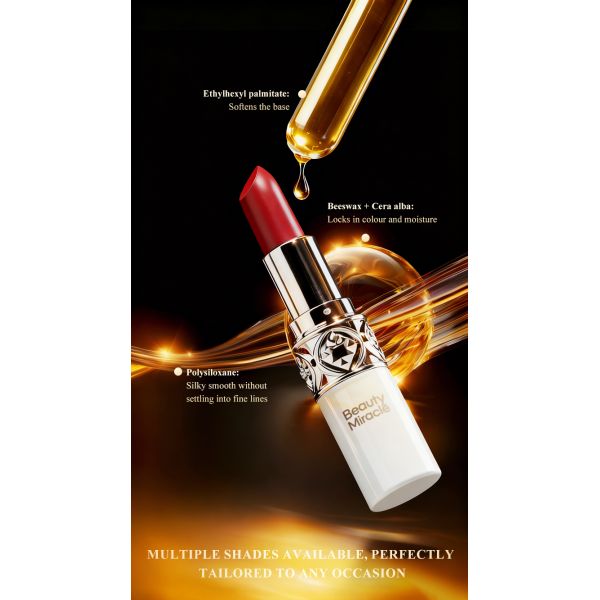 2-in-1 Hydrating Velvet Matte Lipstick All-Day Comfort for Office & Daily Wear