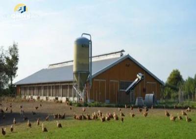 As construções de aço agrícolas moldam a estrutura com vidro moderado Windows