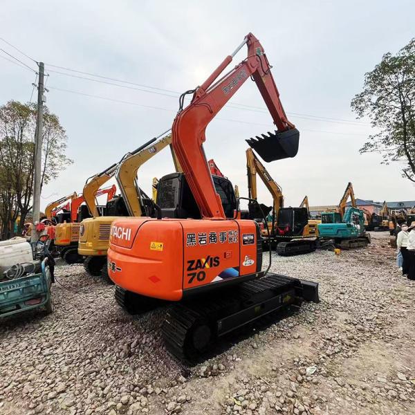 40.5kw 7T Mini Used Hitachi Excavators Backhoe 2020 - 2022 Used Hitachi Zx70