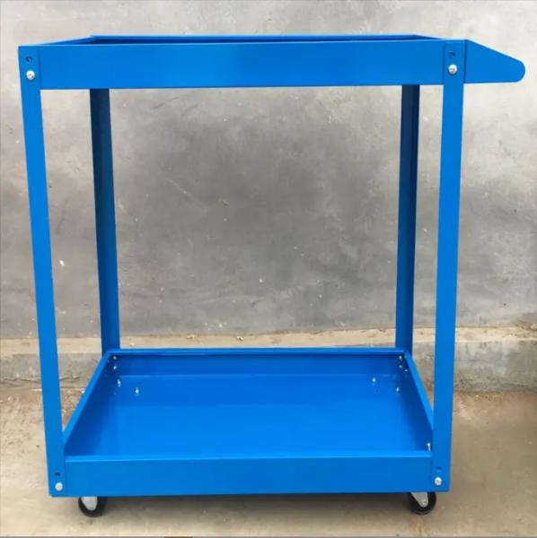 Steel Tool Cabinet With Durable Workbench Garage Metal Movable