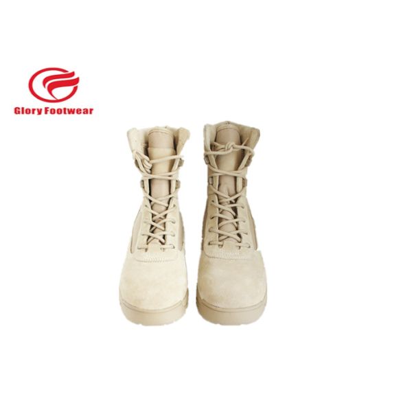 Paratrooper Stylish Lightweight Steel Toe Military Boots With Outsole Rubber