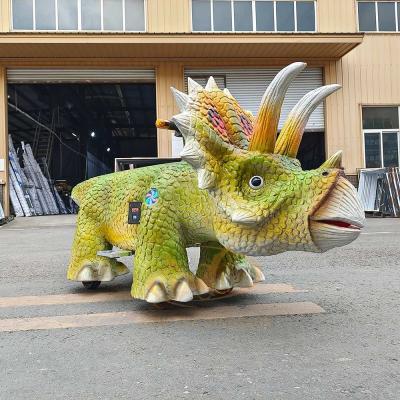Manège dinosaure électrique pour enfants, Dino Ride avec démarrage à distance