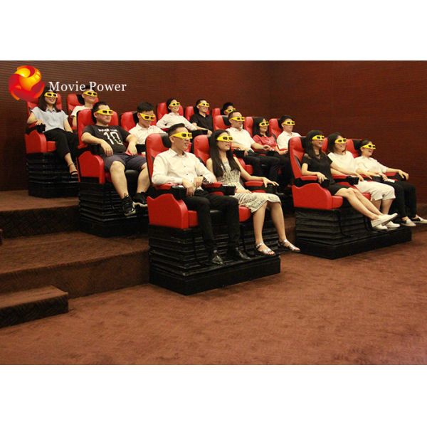 新しい催し物のゲーム・マシン4Dの映画館大きいホール4Dの映画館100部分の映画