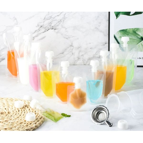 Degradable Spout Pouch Packaging Personalized Drink Pouches For Juice
