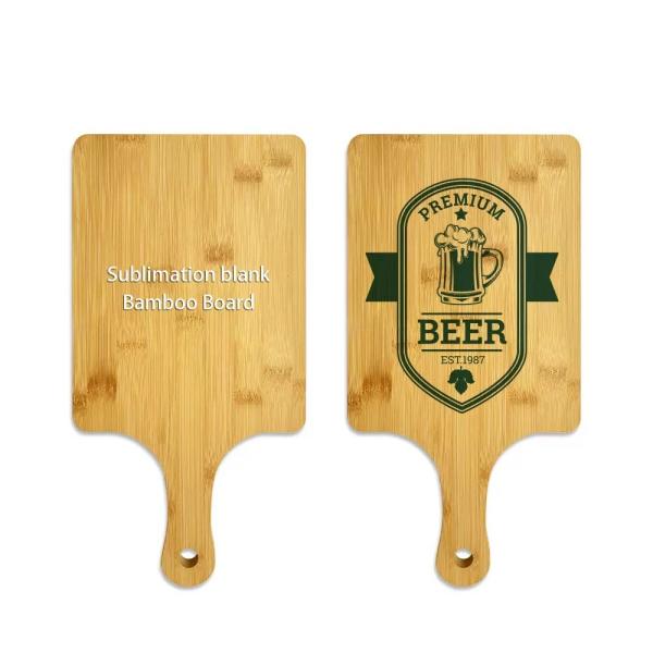Sublimation Printing Bamboo Wood Pizza Tray Wood Steak Serving Plate