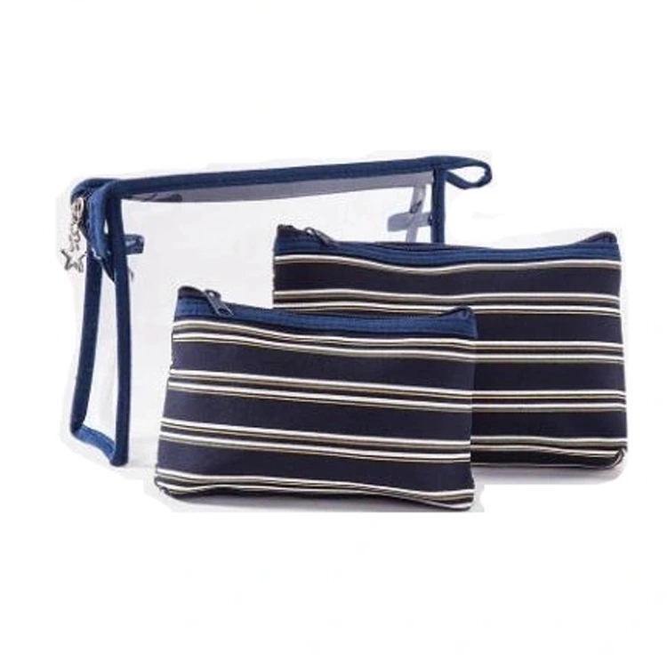 Zipper One Piece PVC Cosmetic Bag Organizer 21*13cm