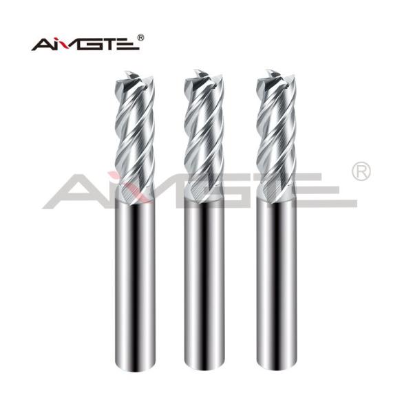 1mm - 12mm High Precision End Mill 4 Flute End Mill For Copper Electrodes