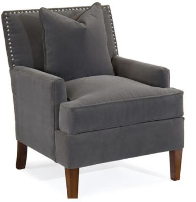 Romantic Fabric Hotel Furniture Set Chair With Wood Legs Hospitality Style