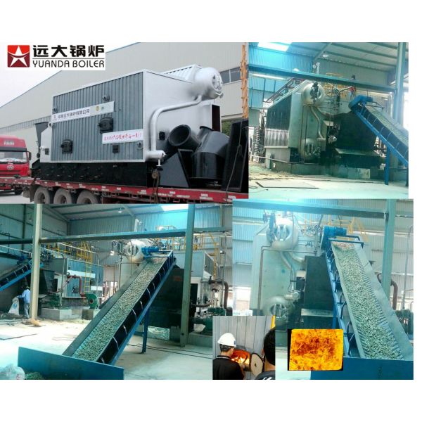 200Hp 4 Ton Industrial Biomass Boiler Enough Steam Output For Rice Mill