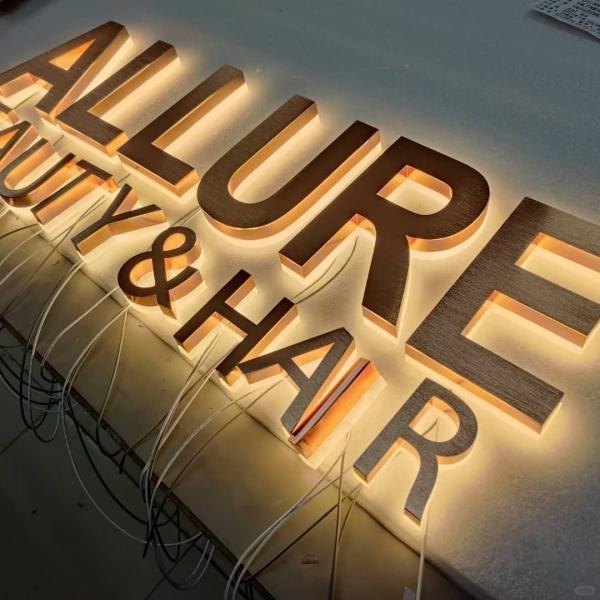Custom Business Shop Outdoor Wall Hanging Acrylic Logo Signage Board for Companies