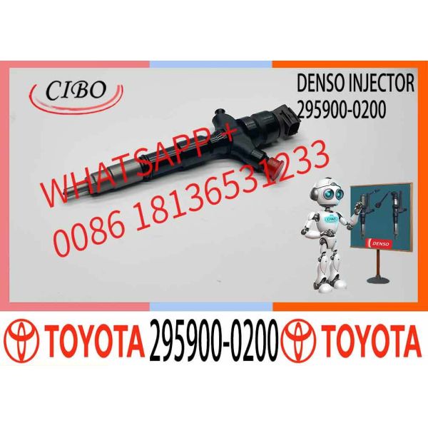 Fuel Injector 23670-30440 23670-39435 295900-0200 295900-0250 for Toyota Dyna 3.0d 173hp 1KD-FTV D4D TOYOACE