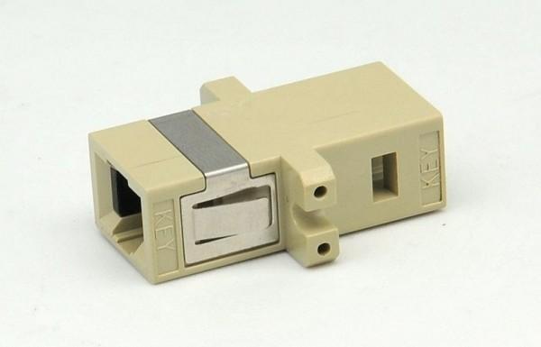 Low Loss Adapter Fiber Optic , Fiber Connector Adapters 6 Years Warranty