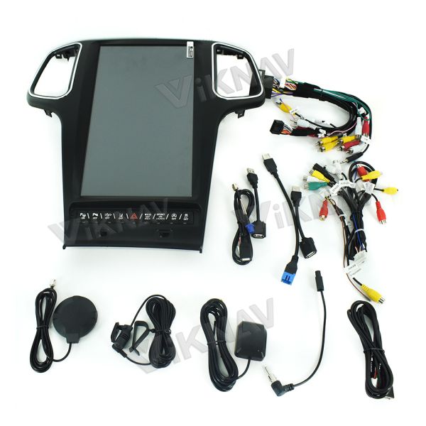 Авторадио для Jeep Grand Cherokee (2014-2019) 14,4 дюйма Android 13 Авто стерео GPS навигация беспроводная Carplay