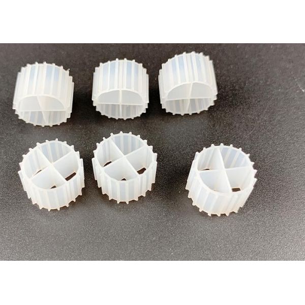900m2/M3 Bio Media Biotube MBBR Water Treatment White HDPE