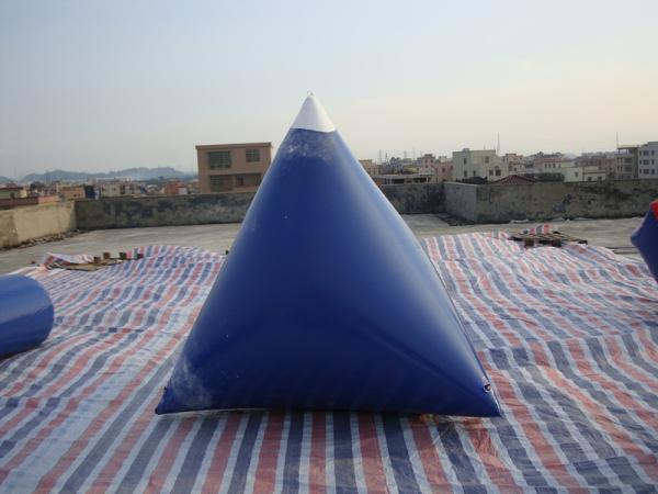 Custom High Density, PVC Tarpaulin Inflatable Paint Bunker Trampoline Combo