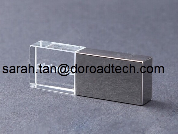 Low Price OEM Logo Printing Crystal USB Pen Drive