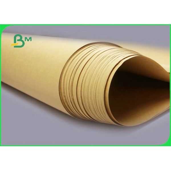 Good toughness Food Wrapping Brown Kraft Paper For Bread Packaging 70g 80g